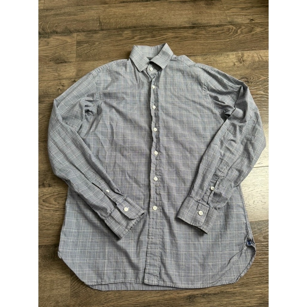 EUC Mens Polo by Ralph Lauren Regent long sleeve button up cotton size‎ 15.5 39